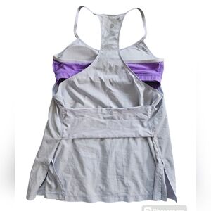 Lululemon top size 6 S tank w built in Bra